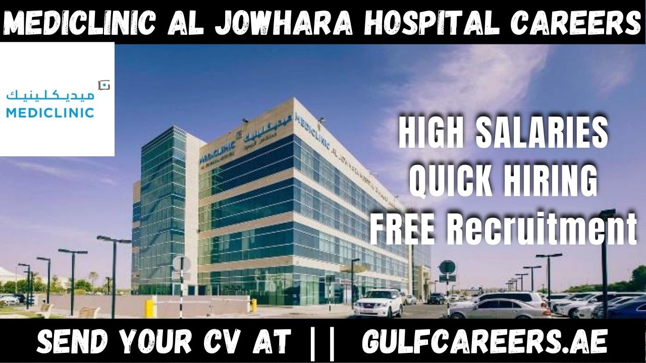 Mediclinic Al Jowhara Hospital Careers 